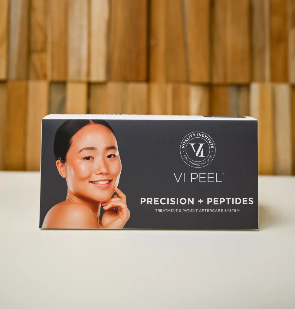 VI Peel Precision Plus Peptides treatment box